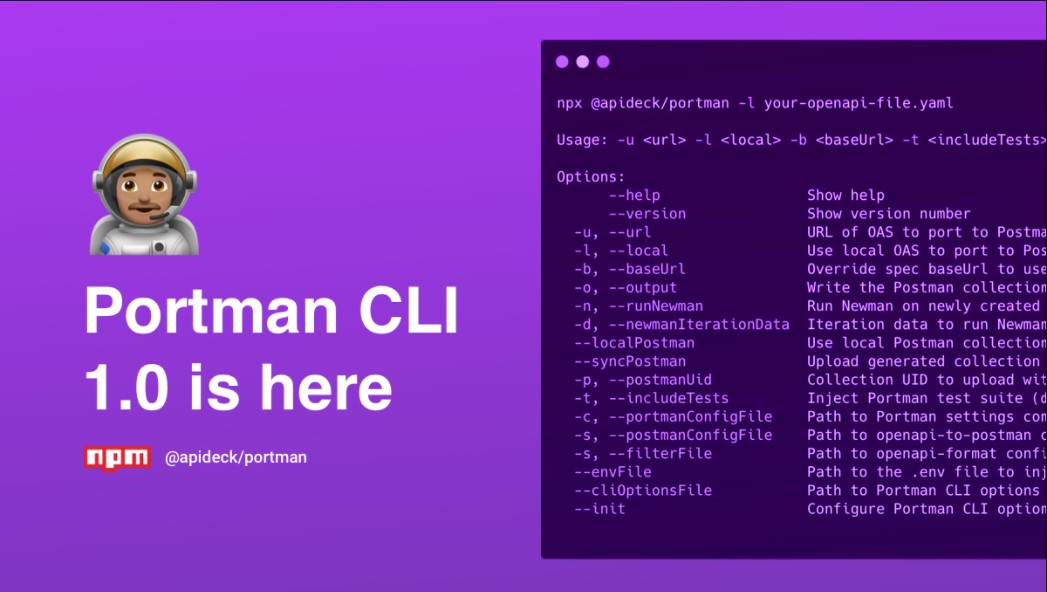 Portman CLI